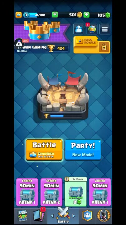 Clash Royale Arena Battles & Strategic Card Gameplay - Episode1