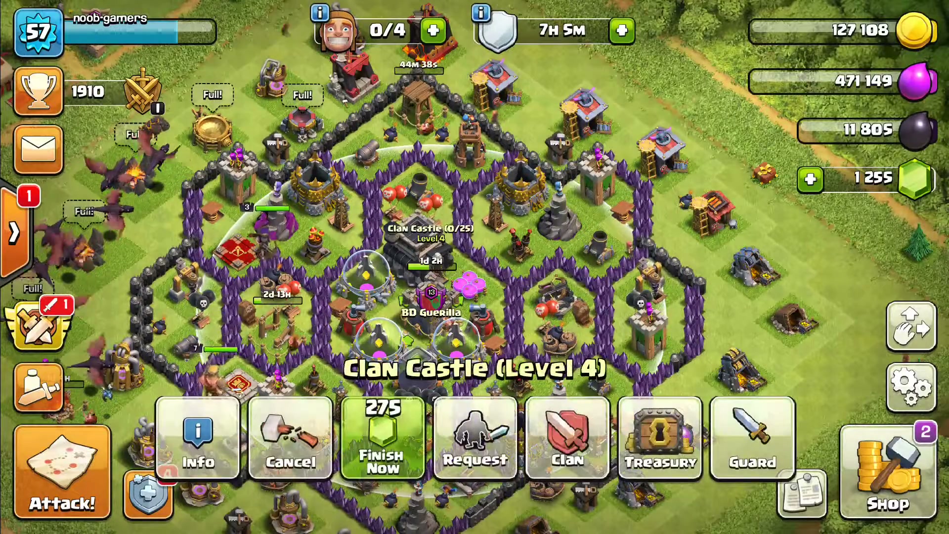 Clash of Clans Base Building & Tactical Attacks