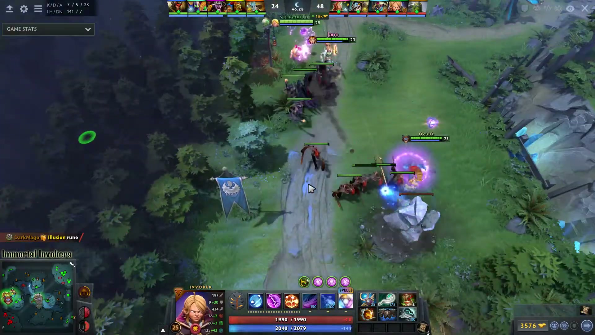 Dota 2 Position 5 Invoker Perspective-Episode 2