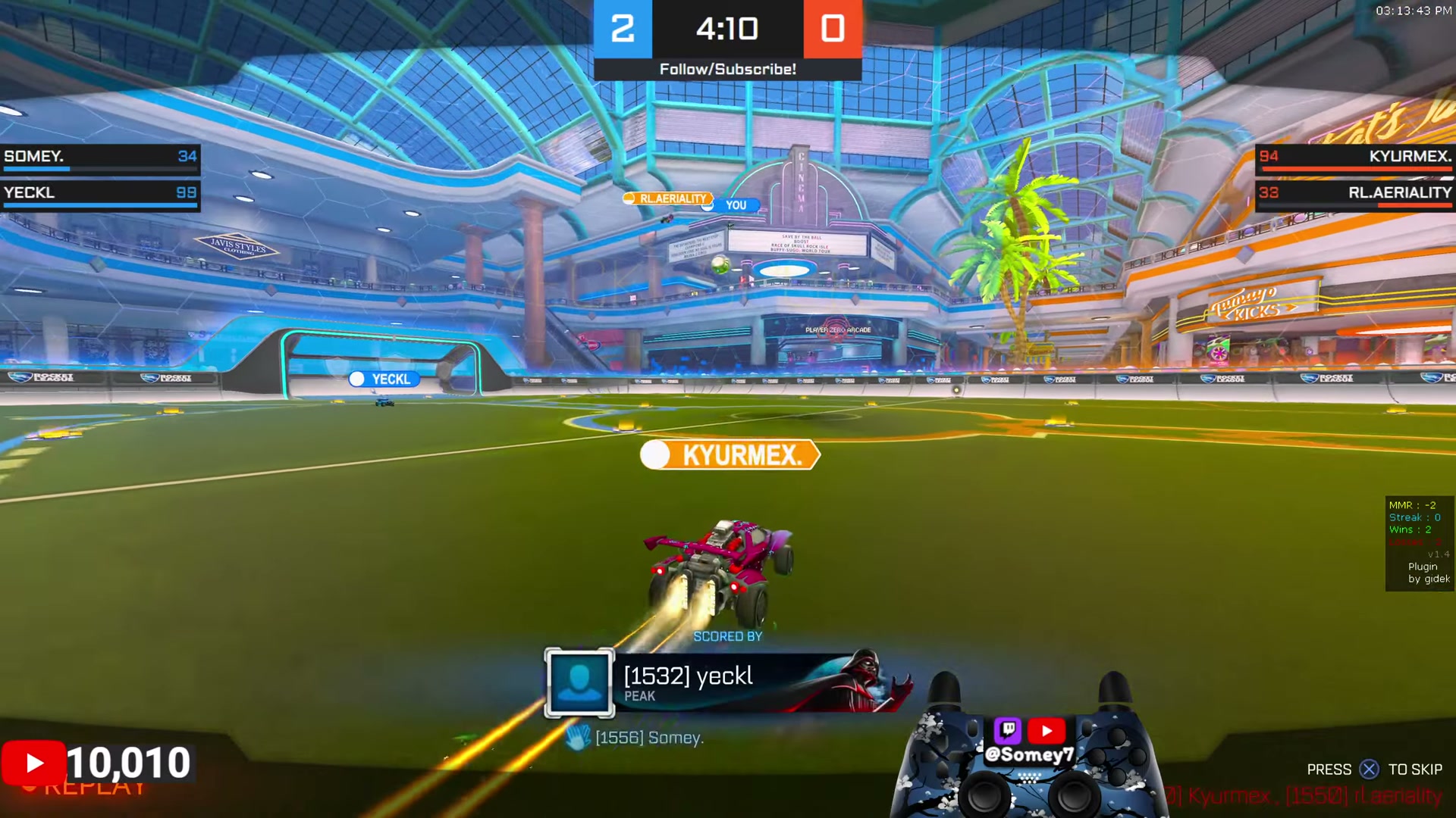 Rocket League High-Rank Competitive Gameplay Experience