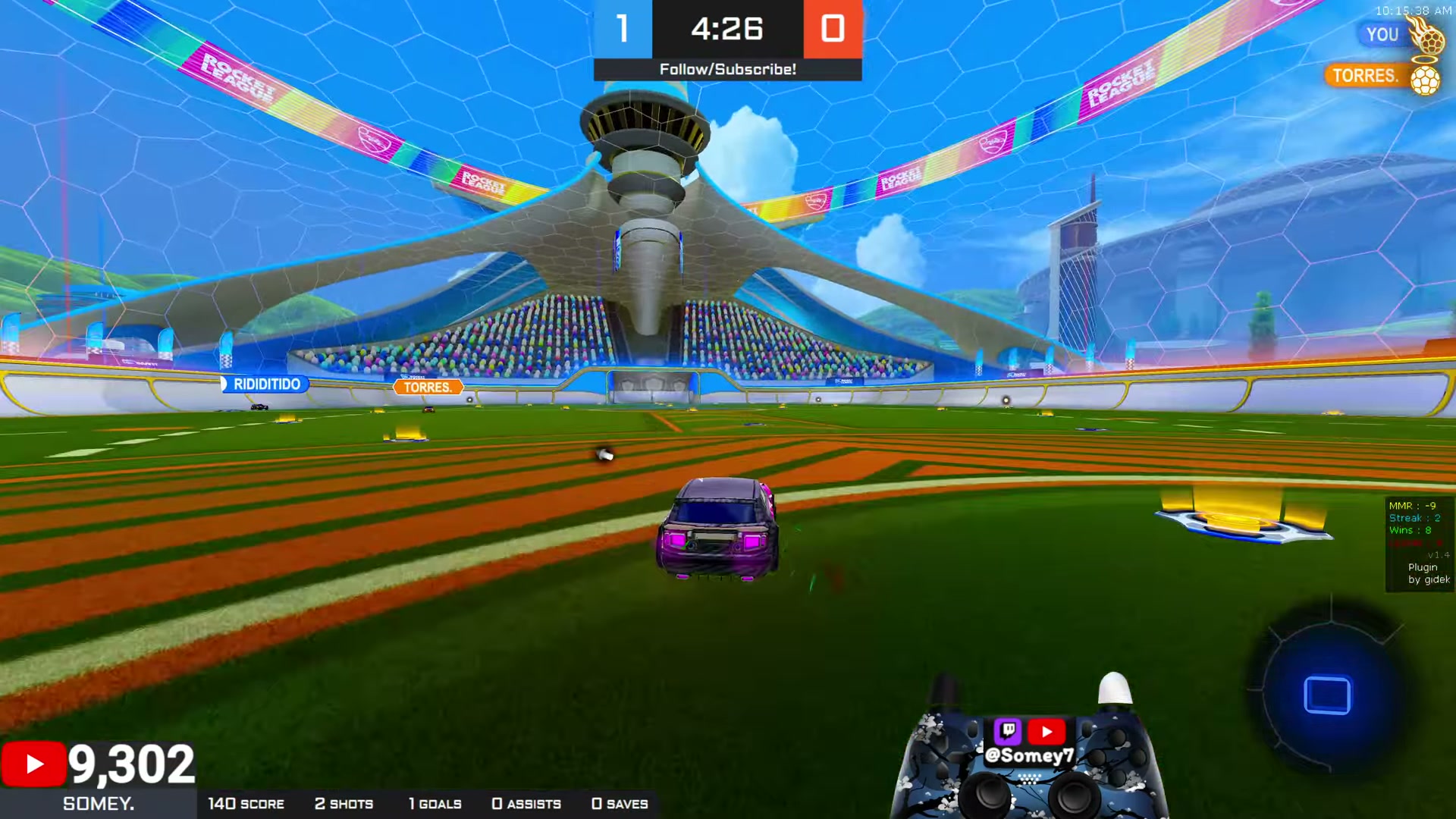Rocket League Elite Competitive Match Gameplay